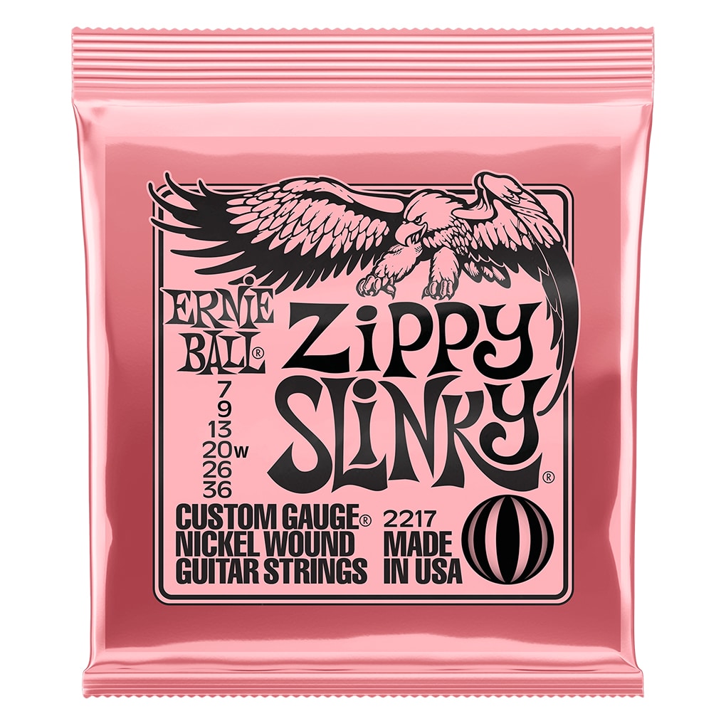 Ernie Ball Zippy Slinky Nickel Wound Electric Guitar Strings 7 36