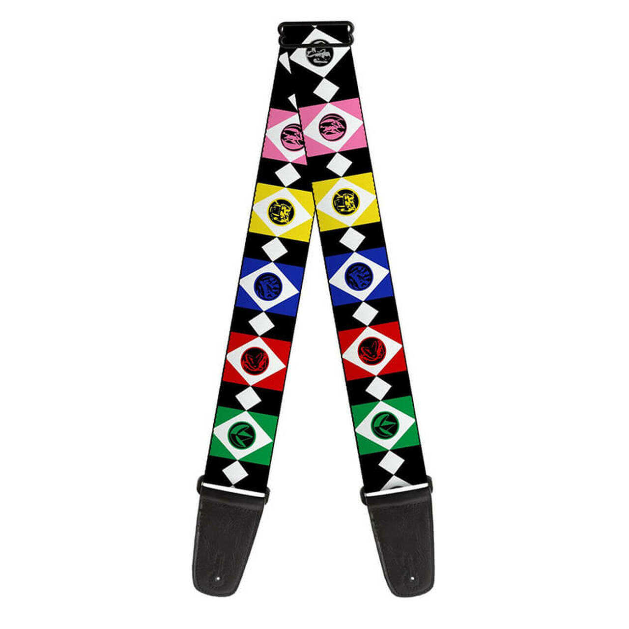 Buckledown Guitar Strap - Power Rangers